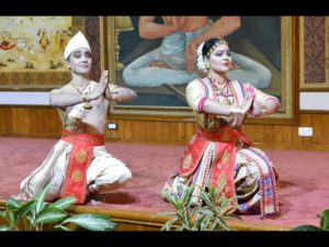 Krishnakshi Kashyap and Ramkrishna Talukdar performing in Durbar Hall Raj Bhawan, Guwahati