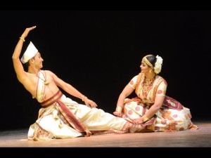 Krishnakshi with her Guru