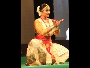 Krishnakshi Kkashyap performing in BHARATHEEYAM 2014 in Kochi Kerala