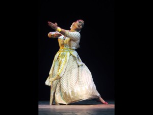 Krishnakshi performing Sattriya Dance