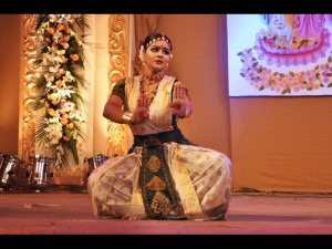 Krishnakshi performing Sattriya Dance