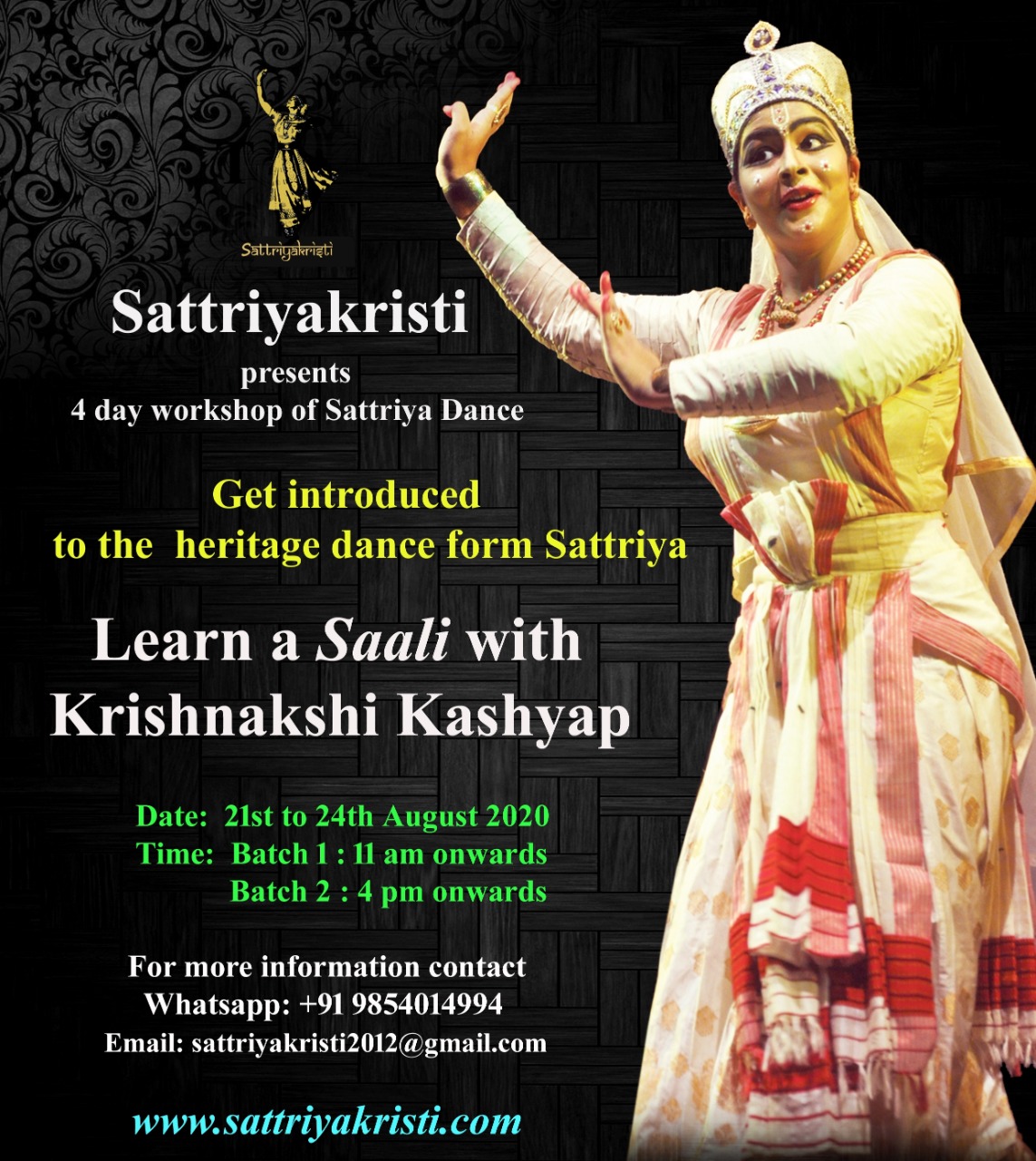 Get introduced to the heritage dance form Sattriya